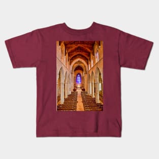 Bryn Athyn Cathedral. Interior. Kids T-Shirt